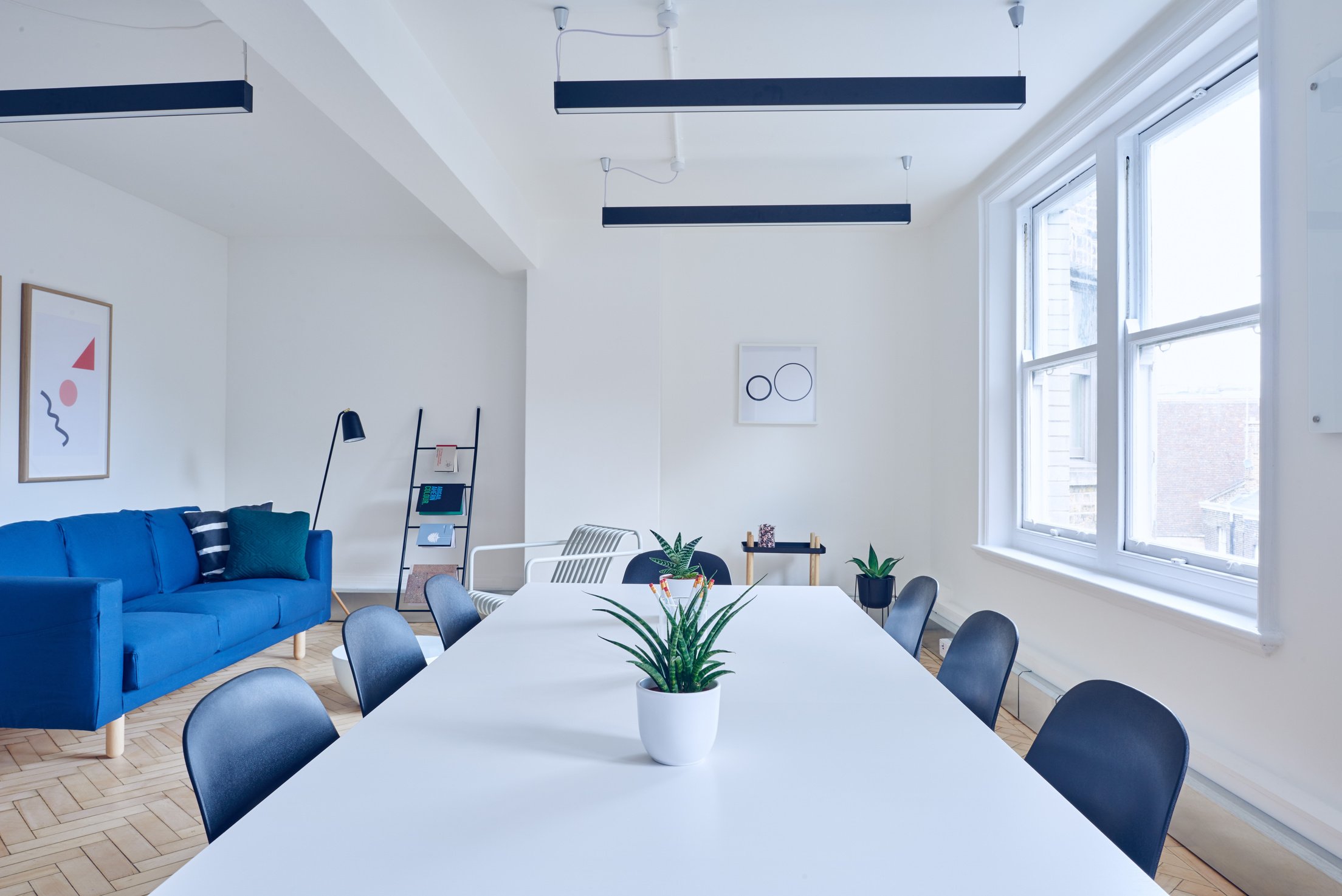 A Clean Interior with Chairs